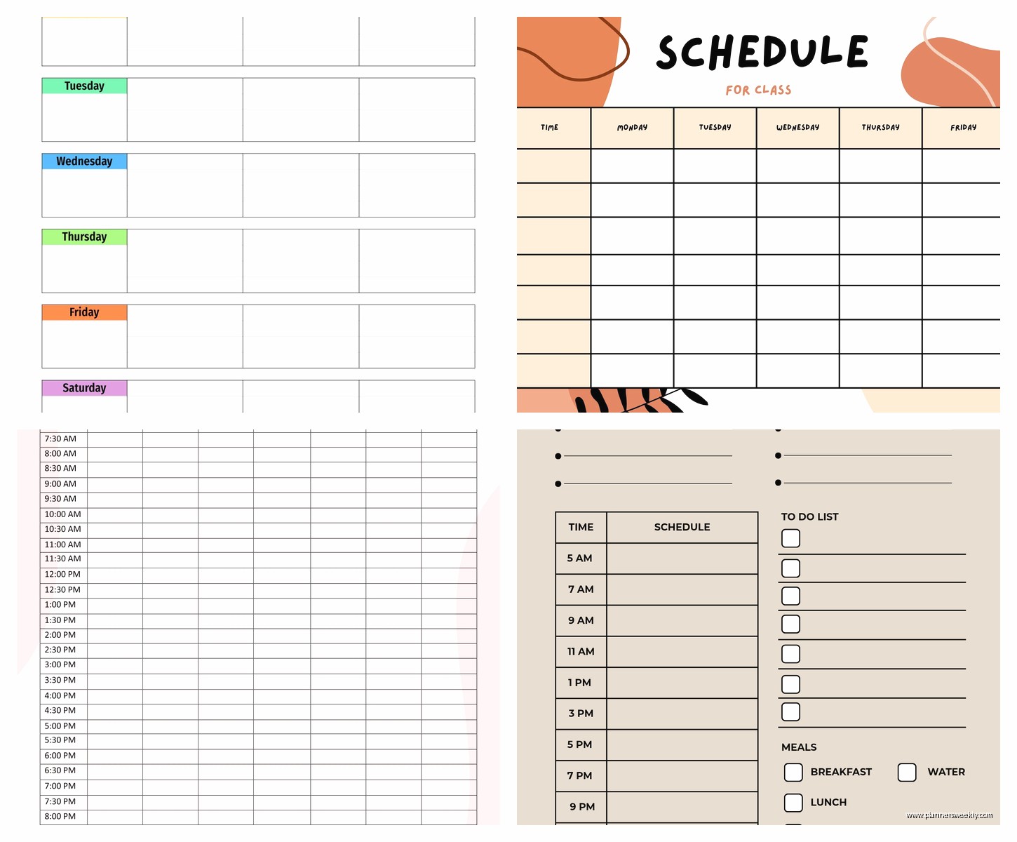 Daily Timetable Template: Free Scheduling Downloads