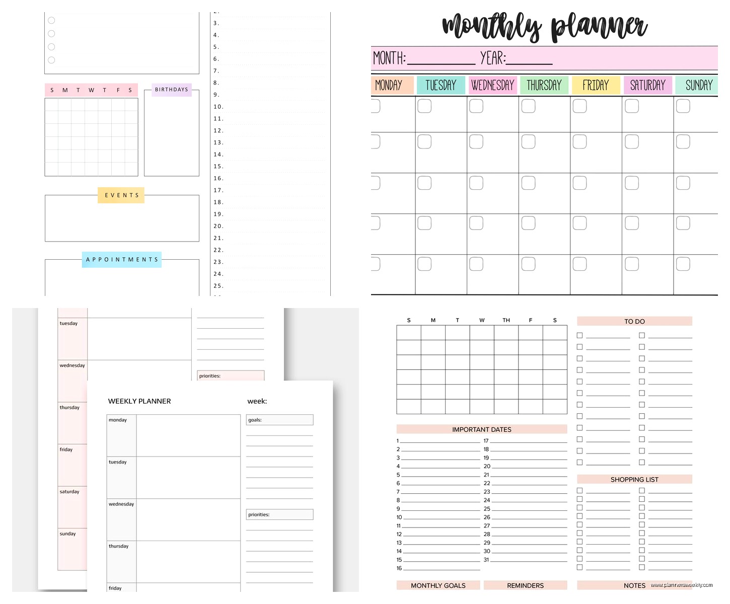 Daily Weekly Monthly Planner: Best All-in-One Options