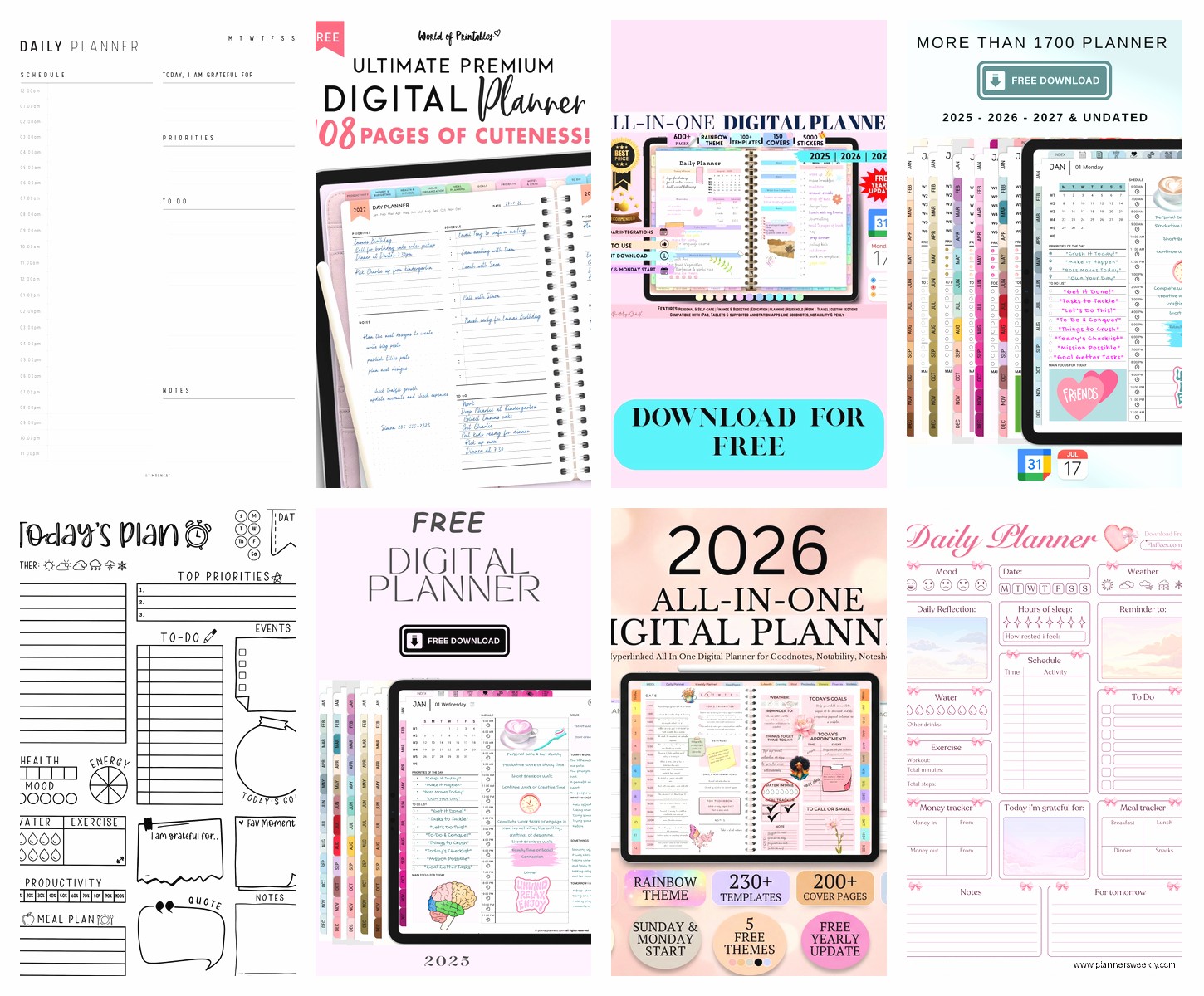Digital Daily Planner: Best Apps & Templates
