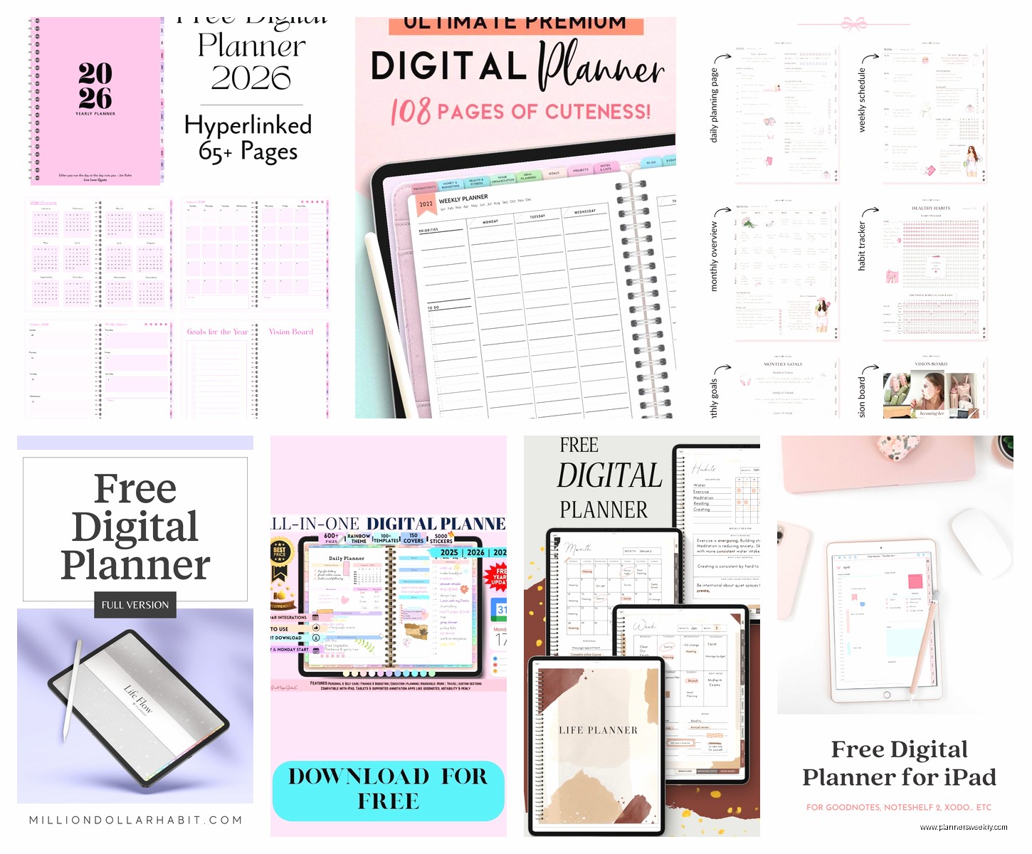 Free Digital Planner Guide: Templates Apps & Downloads