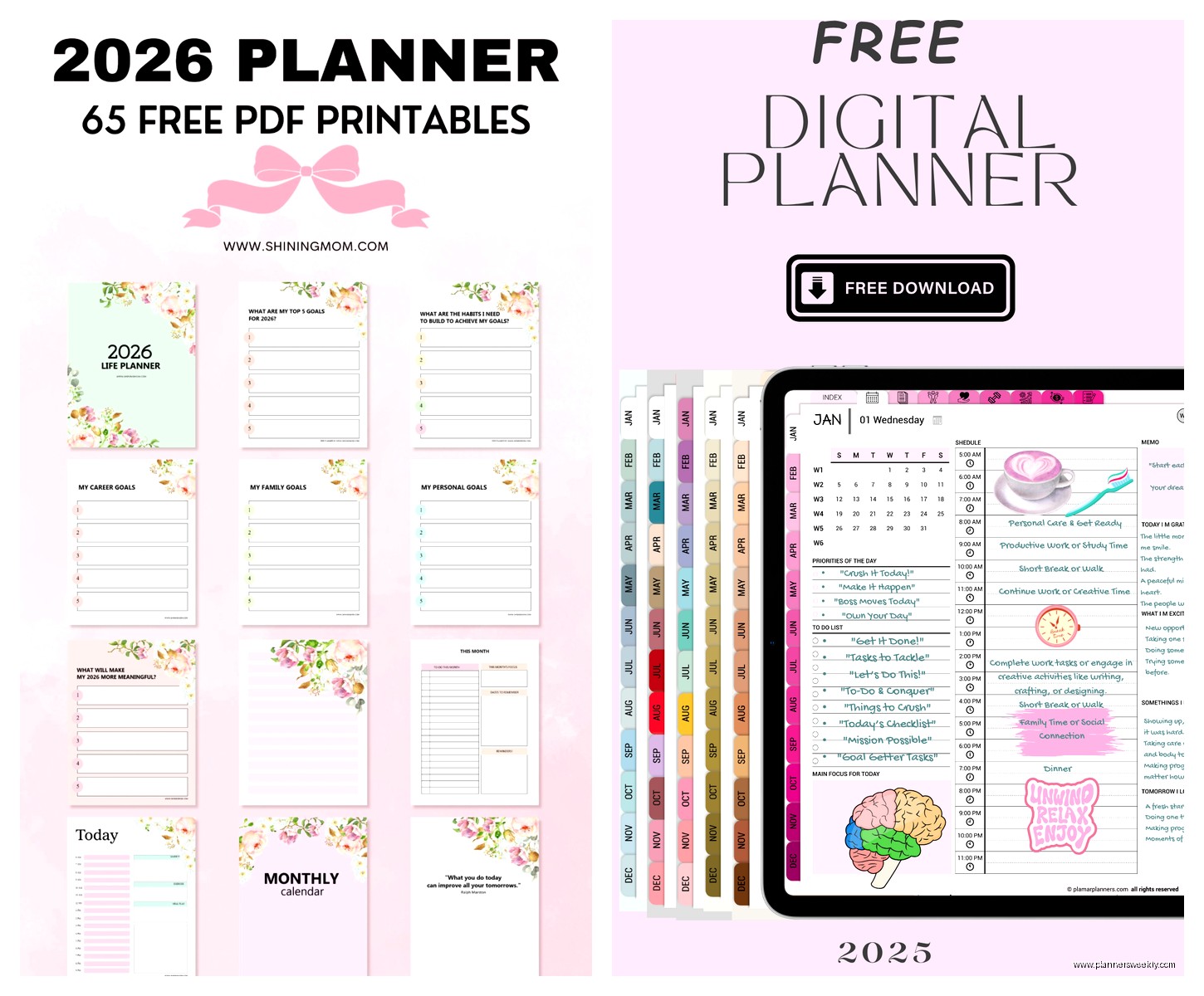 Free Digital Planner Downloads: Best Templates 2026