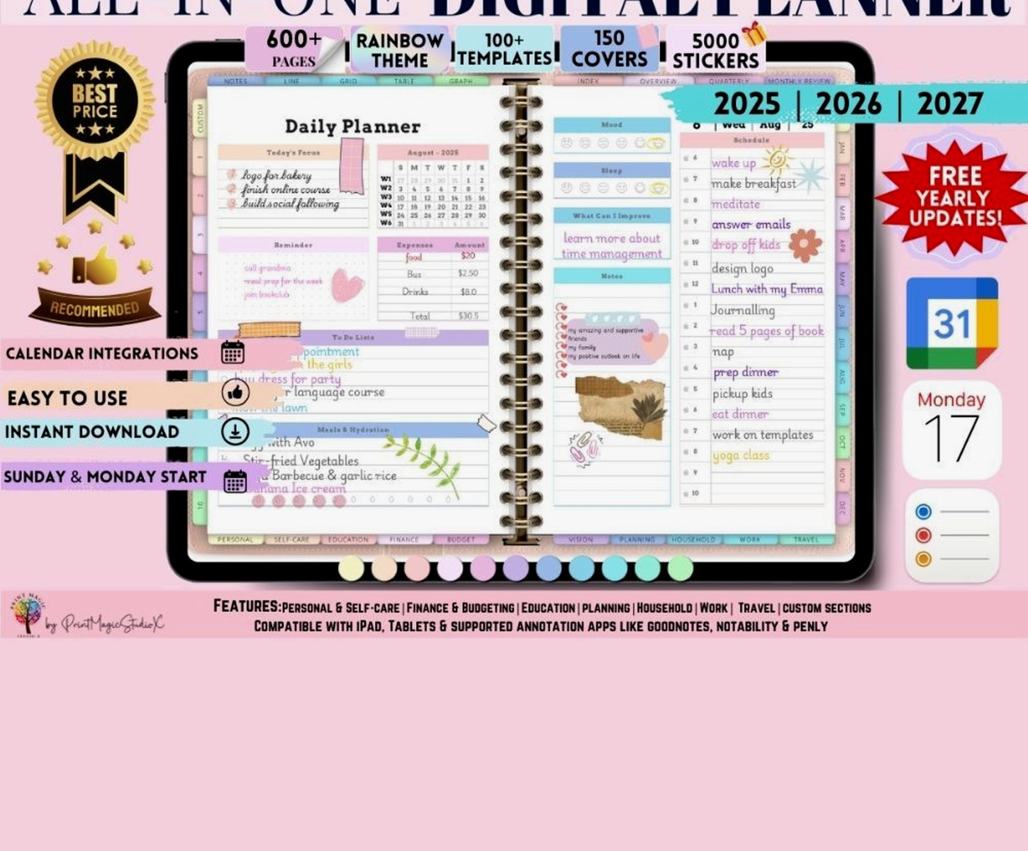 Digital Planner Templates: Complete Guide & Downloads