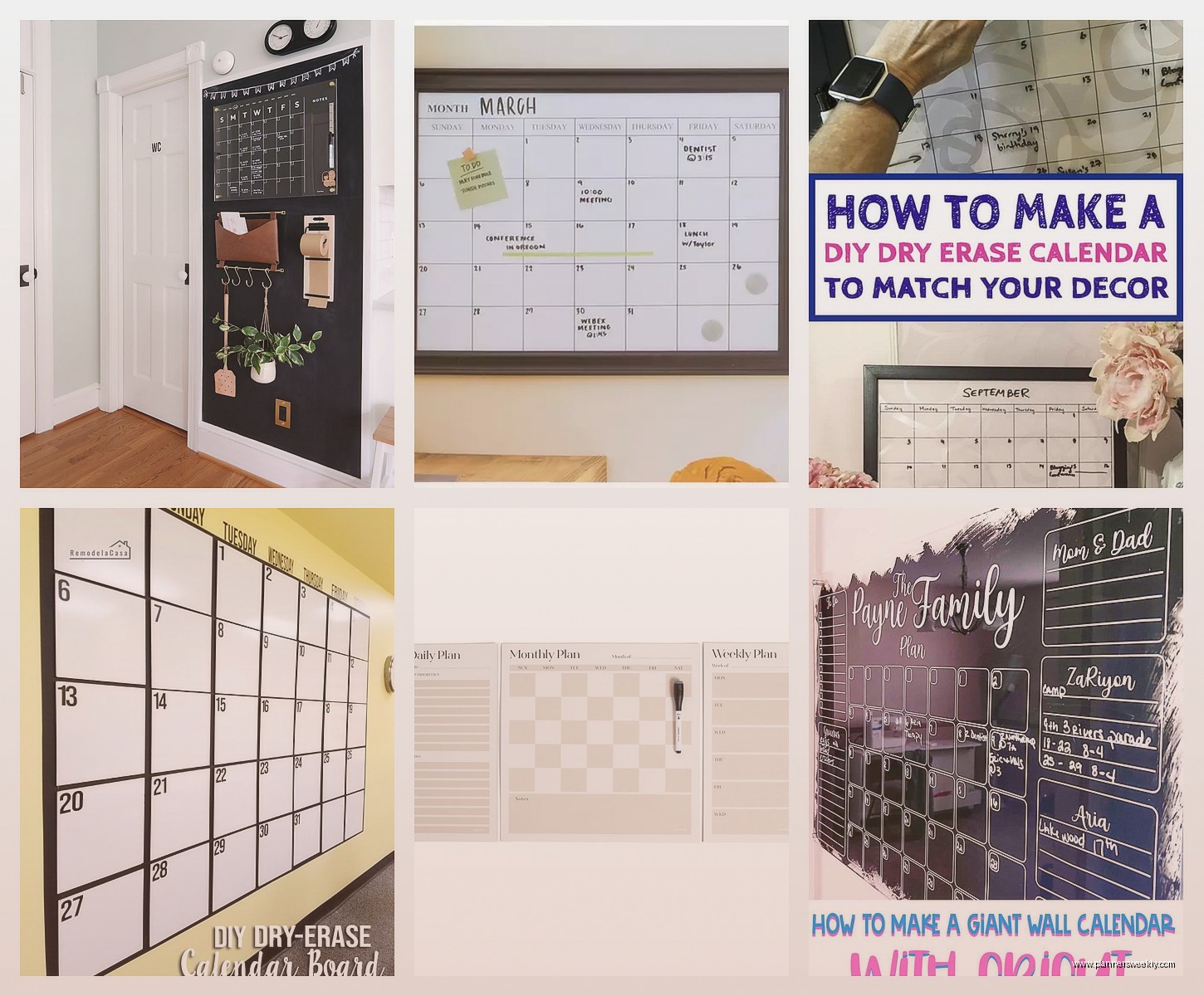 Dry Erase Calendar Guide: Wall Fridge & Desktop Options