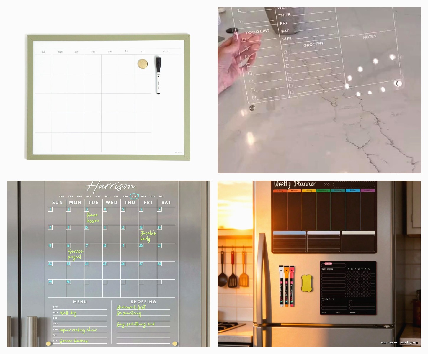 Dry Erase Calendar for Fridge: Best Magnetic Options
