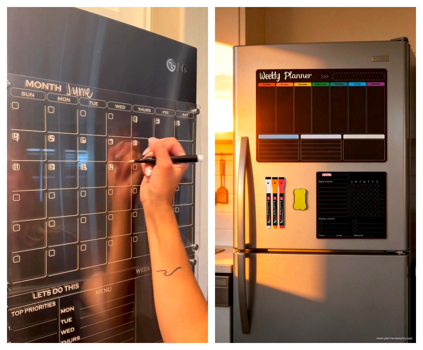 Dry Erase Calendar for Fridge: Best Magnetic Options