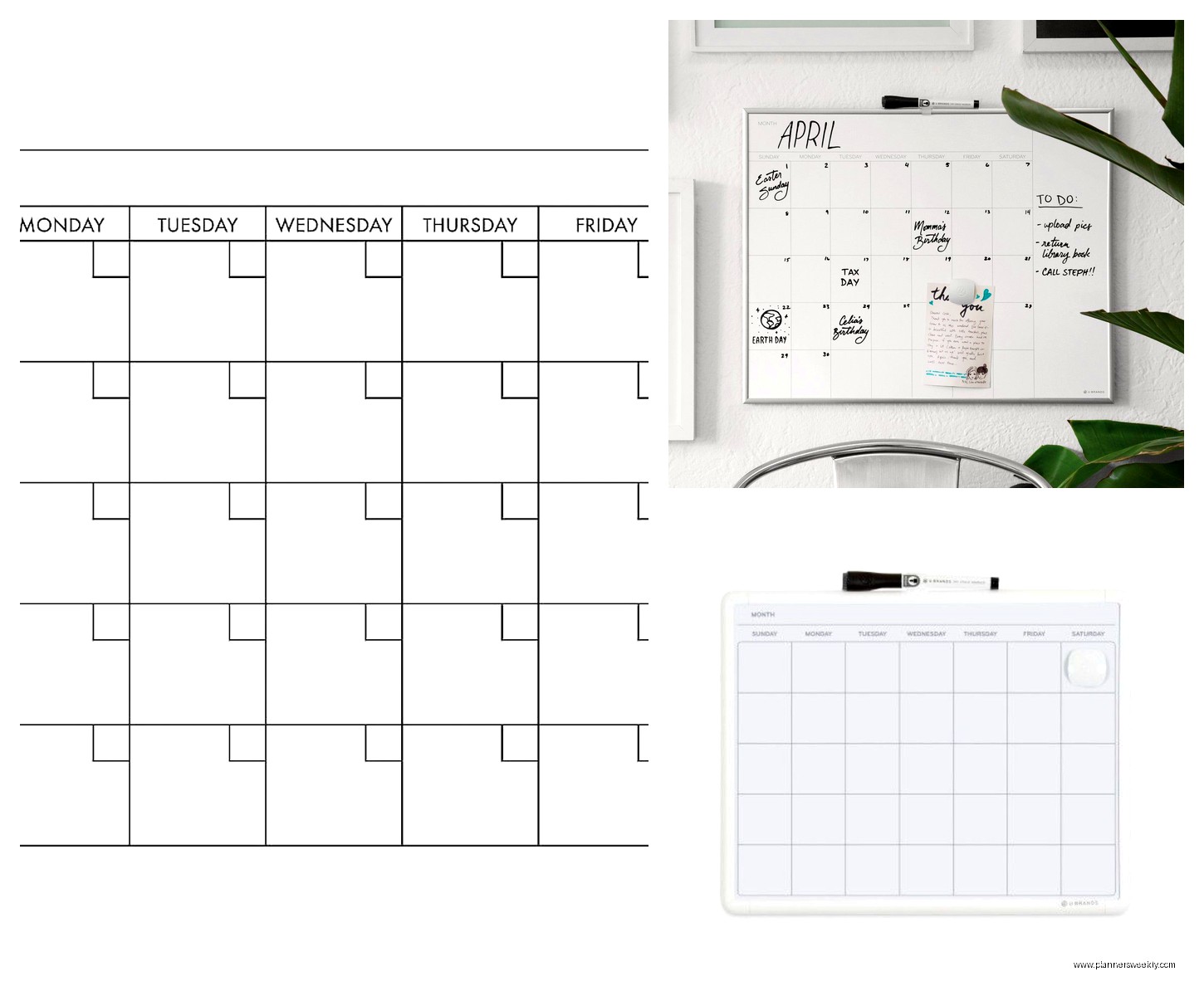 Dry Erase Monthly Calendar: Best Board Options