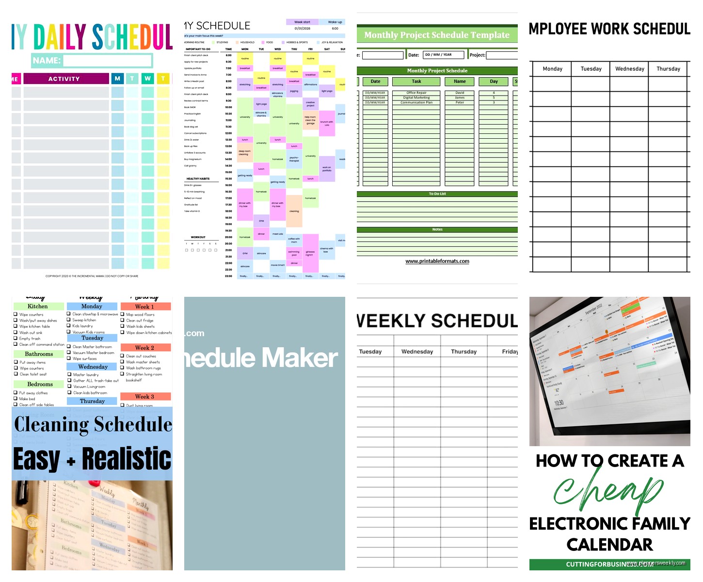 Easy Schedule Maker Guide: Simple Free Online Tools