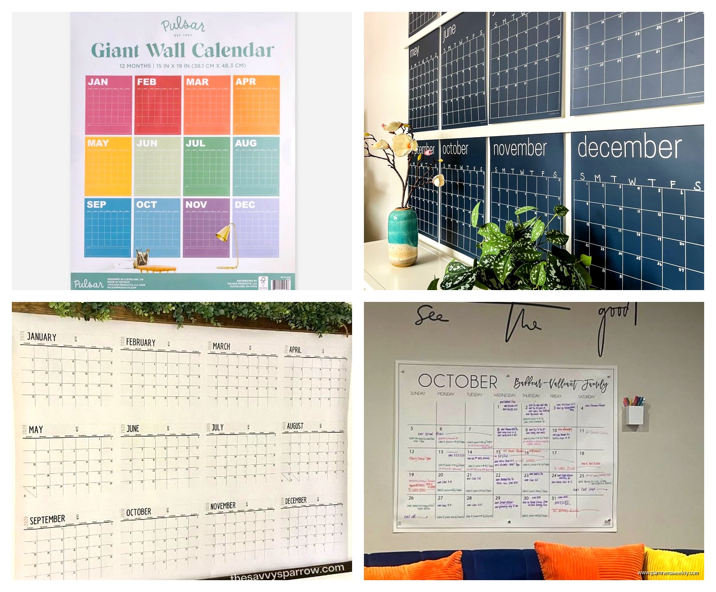 Extra Large Monthly Wall Calendar: Best Jumbo Options