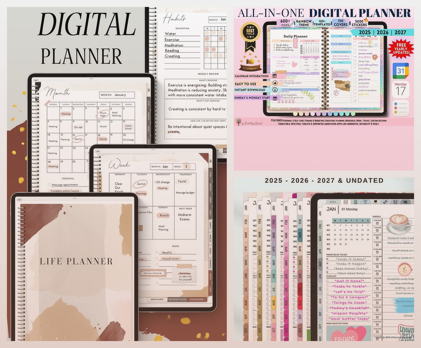 Free Digital Planners: Best Templates & Downloads 2026