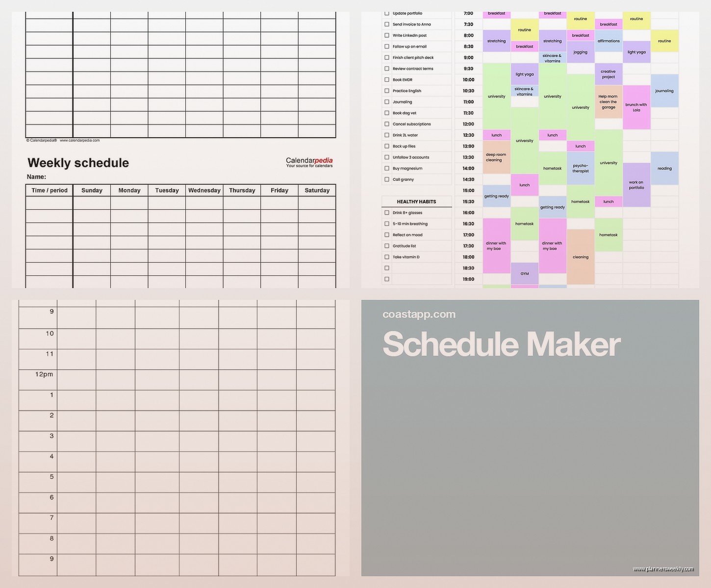 Free Schedule Maker Guide: Best Online Tools & Templates