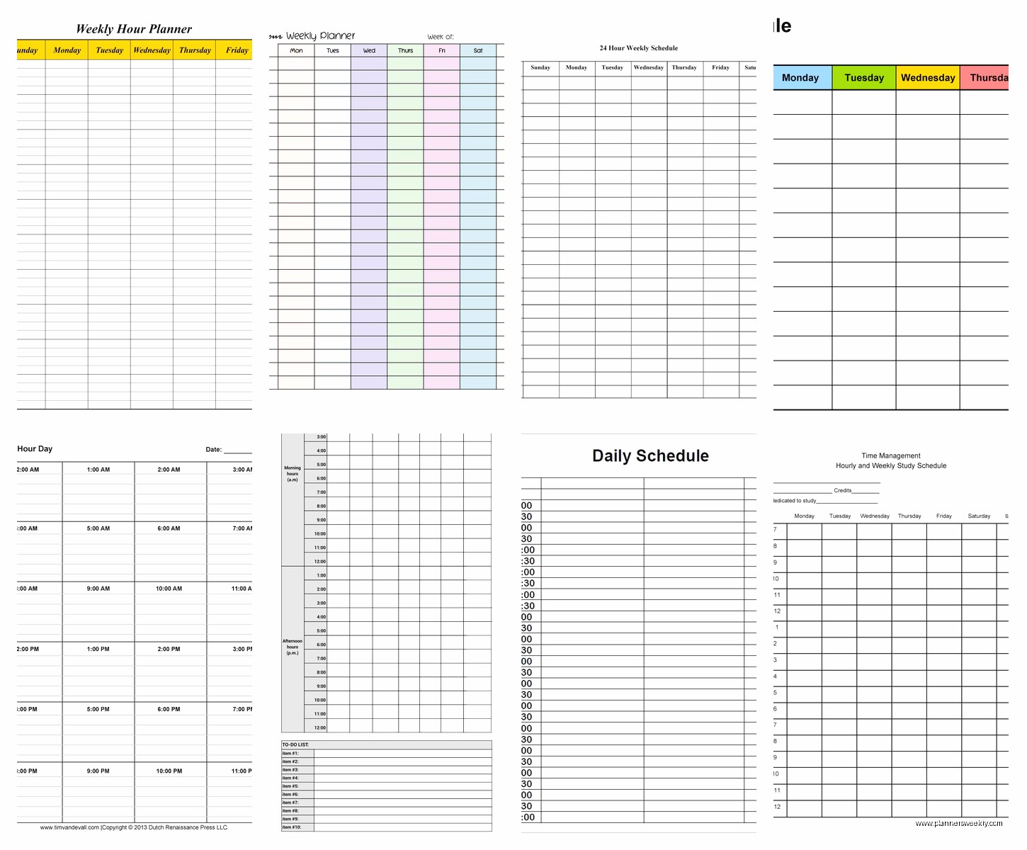 Excel Hourly Schedule Template: Free Time-Block Guide