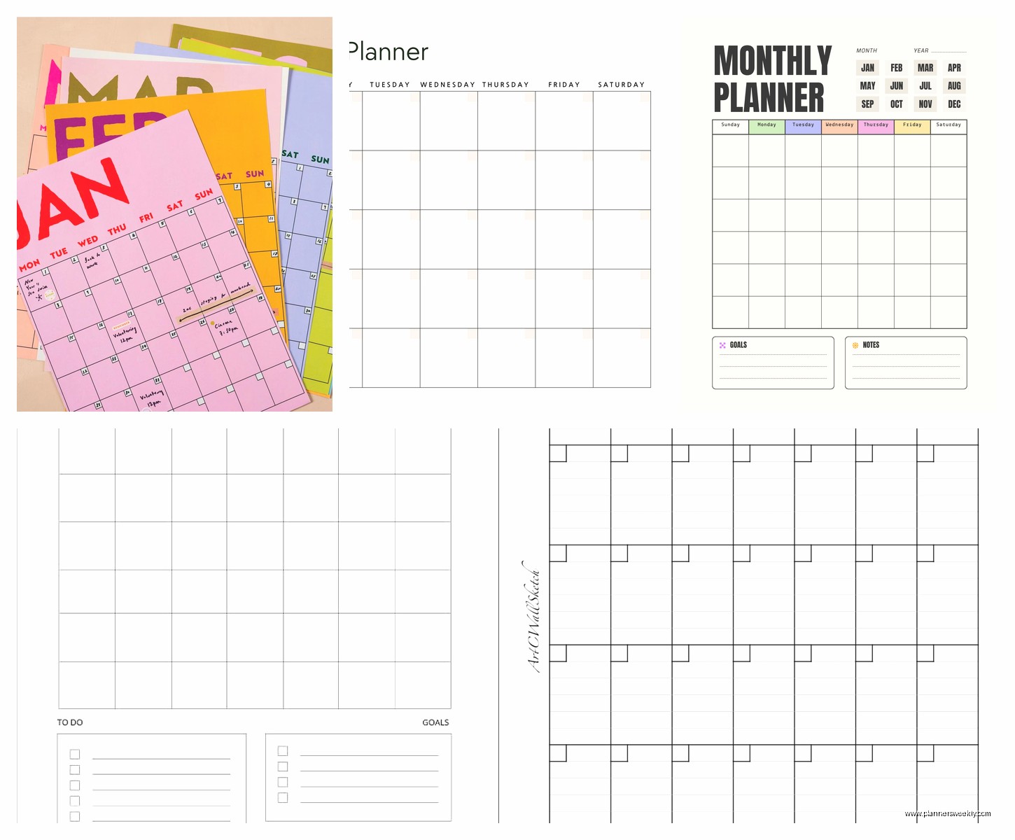 Large Monthly Planner: Best Big Calendar Options