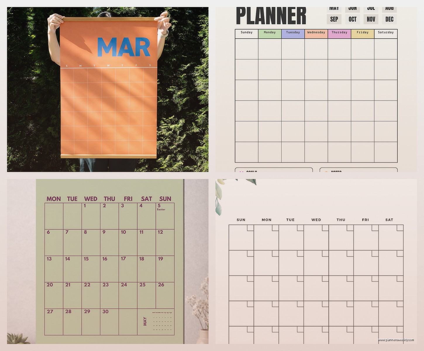 Large Monthly Planner: Best Big Calendar Options