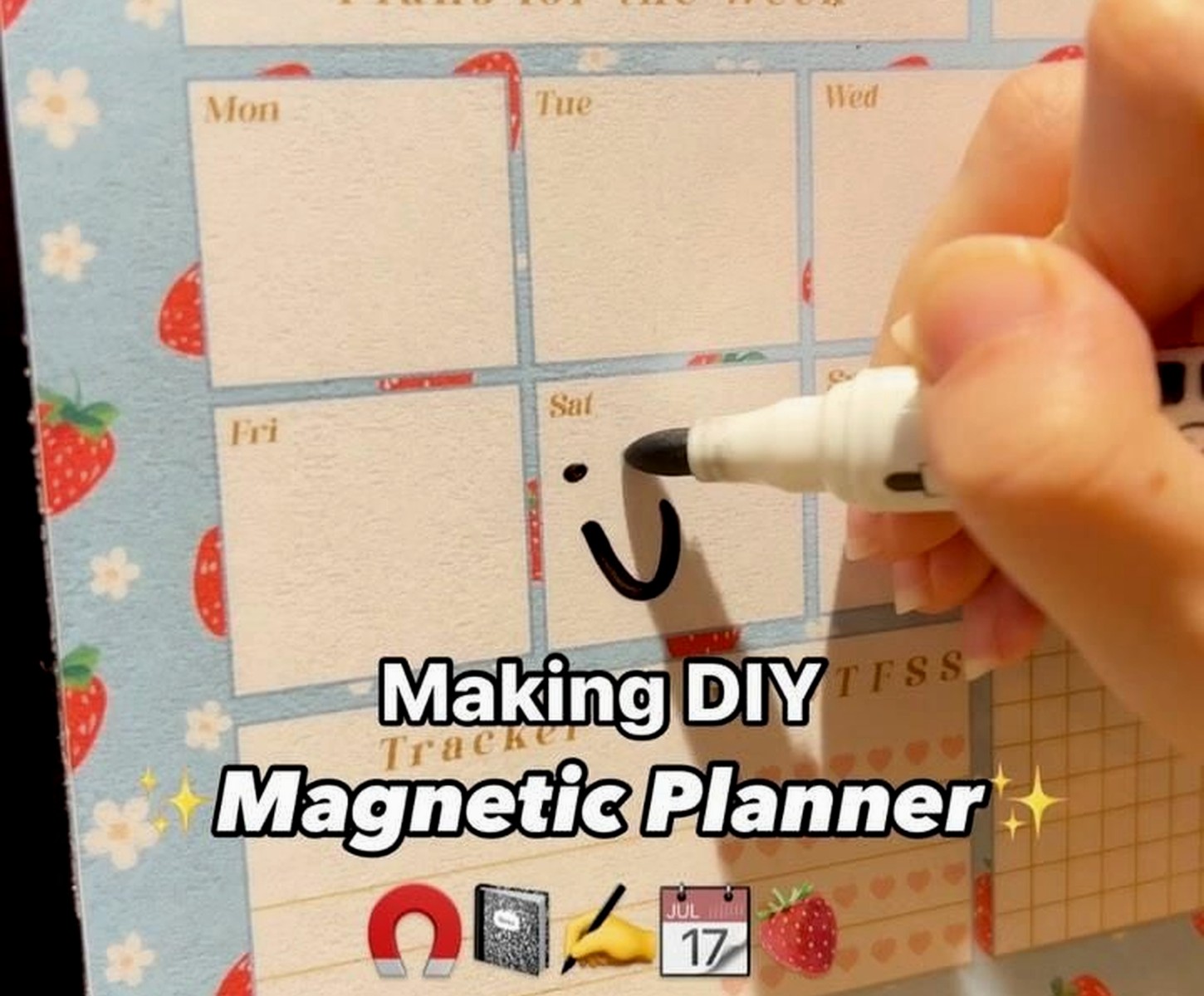 Magnetic Fridge Planner: Best Kitchen Organization Tools