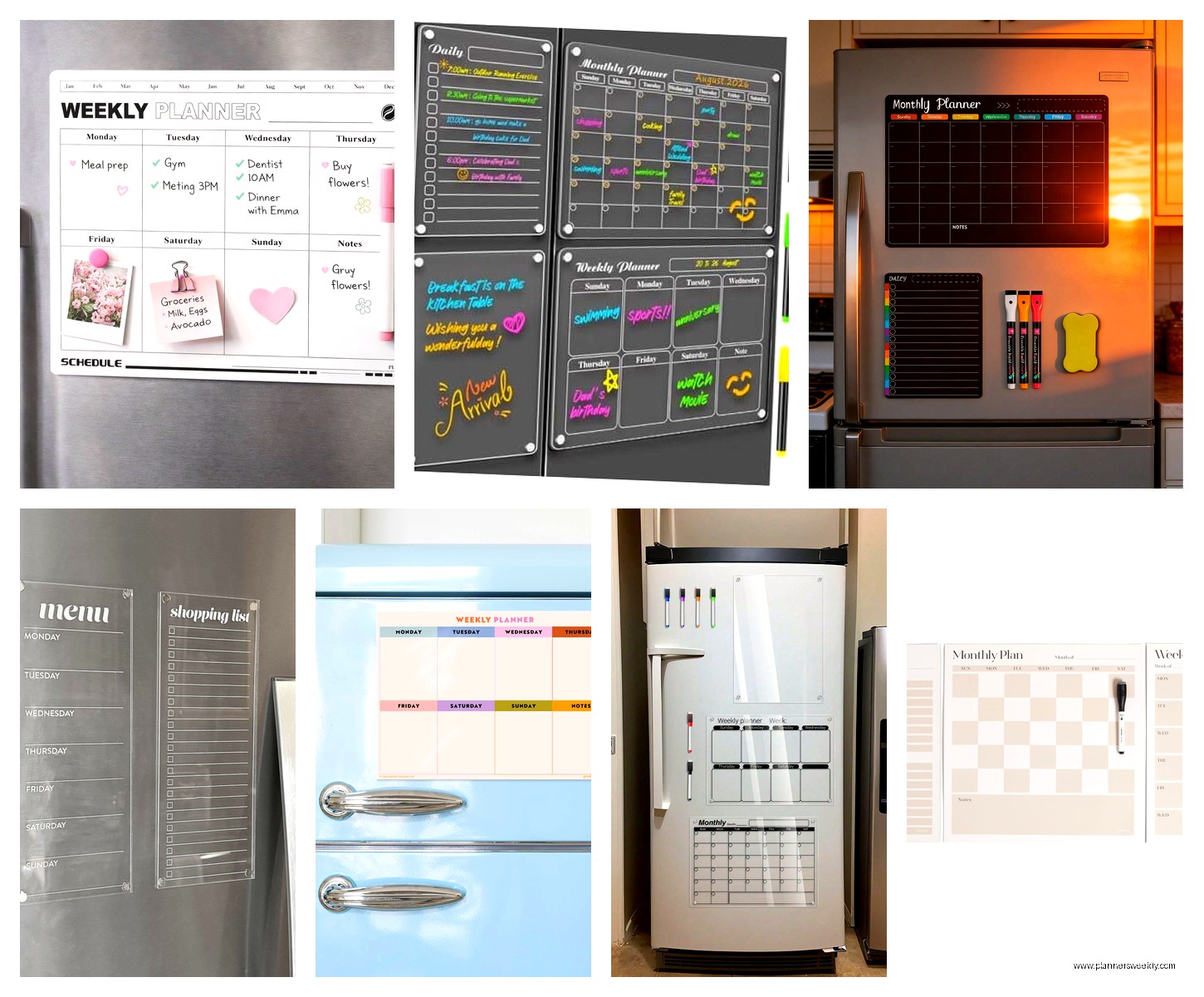 Magnetic Fridge Planner: Best Kitchen Organization Tools