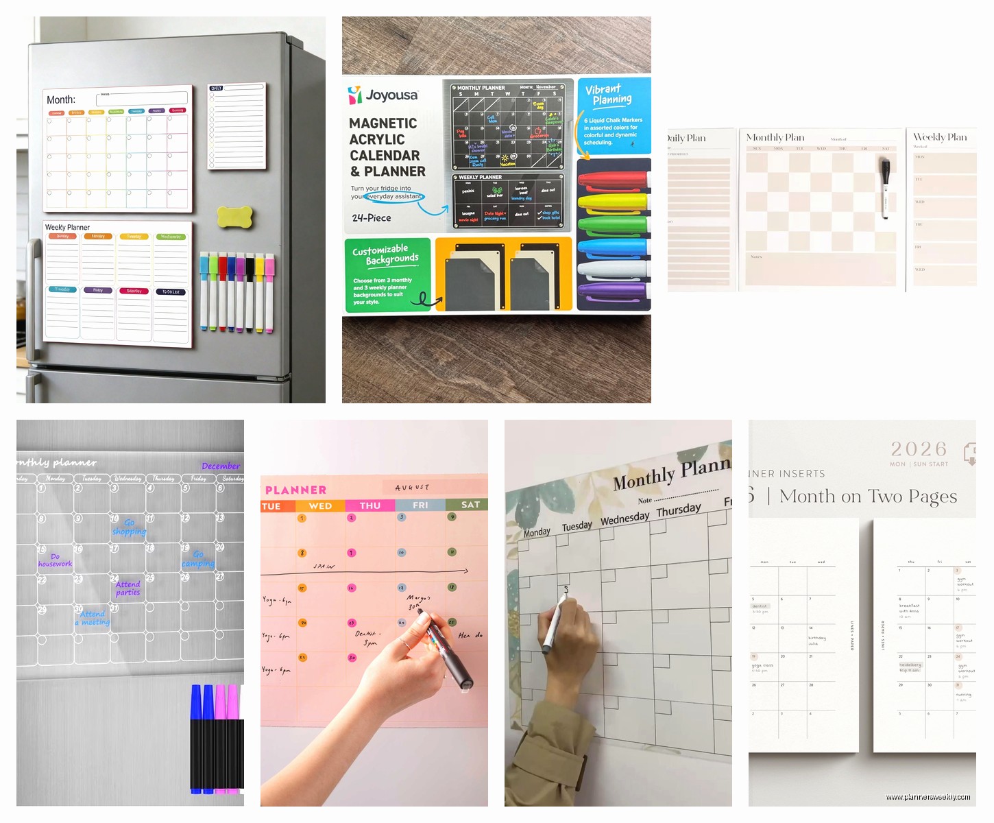 Magnetic Monthly Planner: Best Fridge Calendar Options