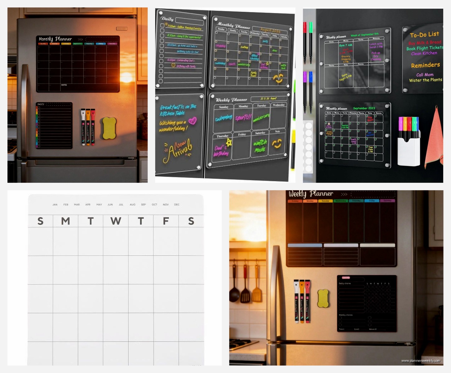 Magnetic Refrigerator Calendar: Best Fridge Options