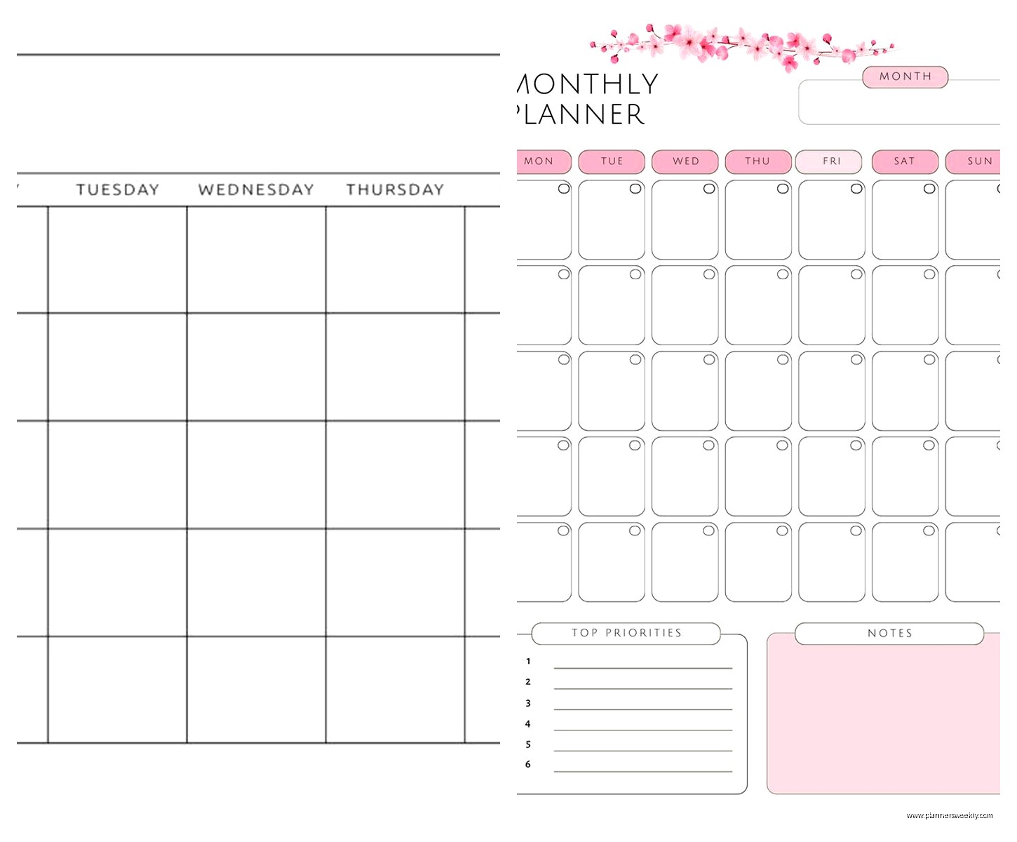Monthly Planner Template: Free Downloads & Customization