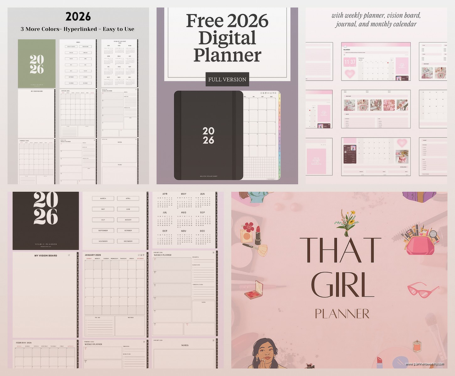 Free Aesthetic Online Planner: Best Beautiful Tools