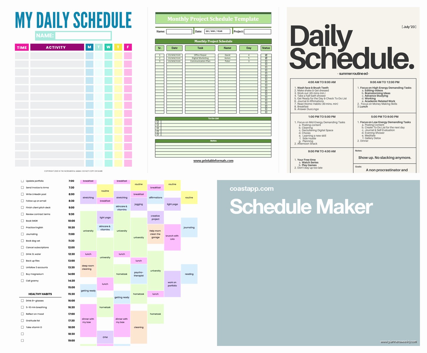 Online Schedule Maker Guide: Free Tools & Tutorials