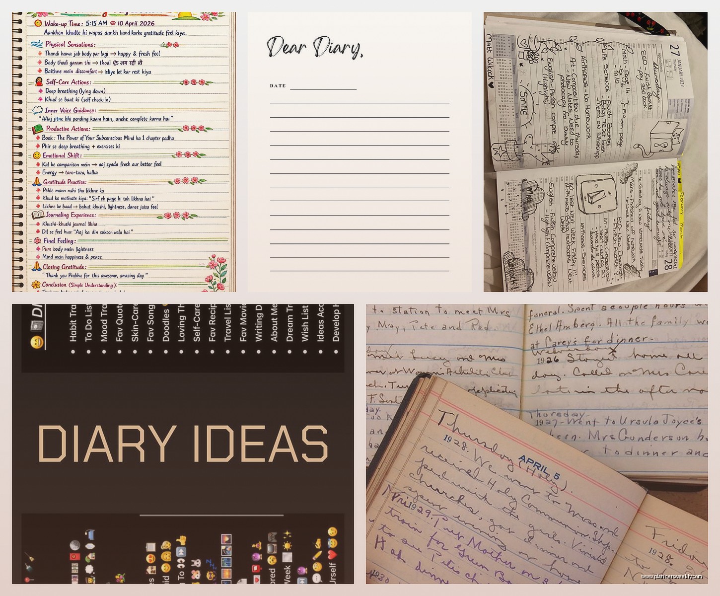 Page a Day Diary: Best Daily Journal Options