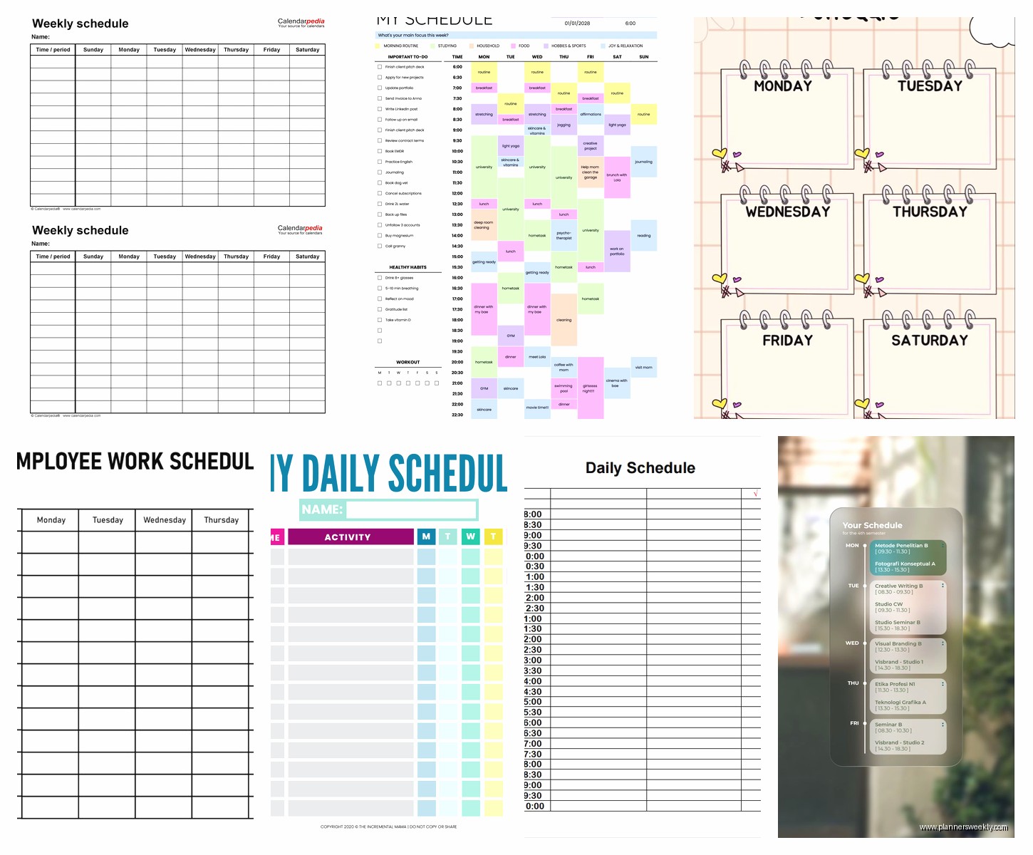 Schedule Maker Template Guide: Free Downloads & Tutorials