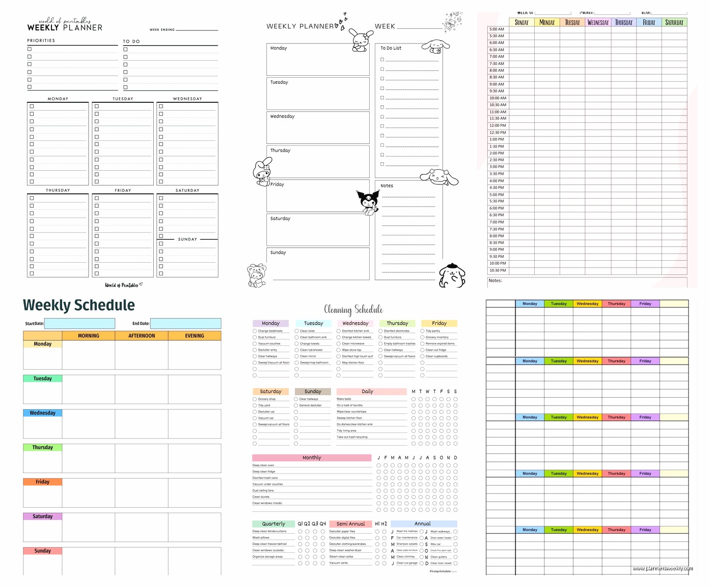 Schedule Organizer Template: Free Planning Downloads