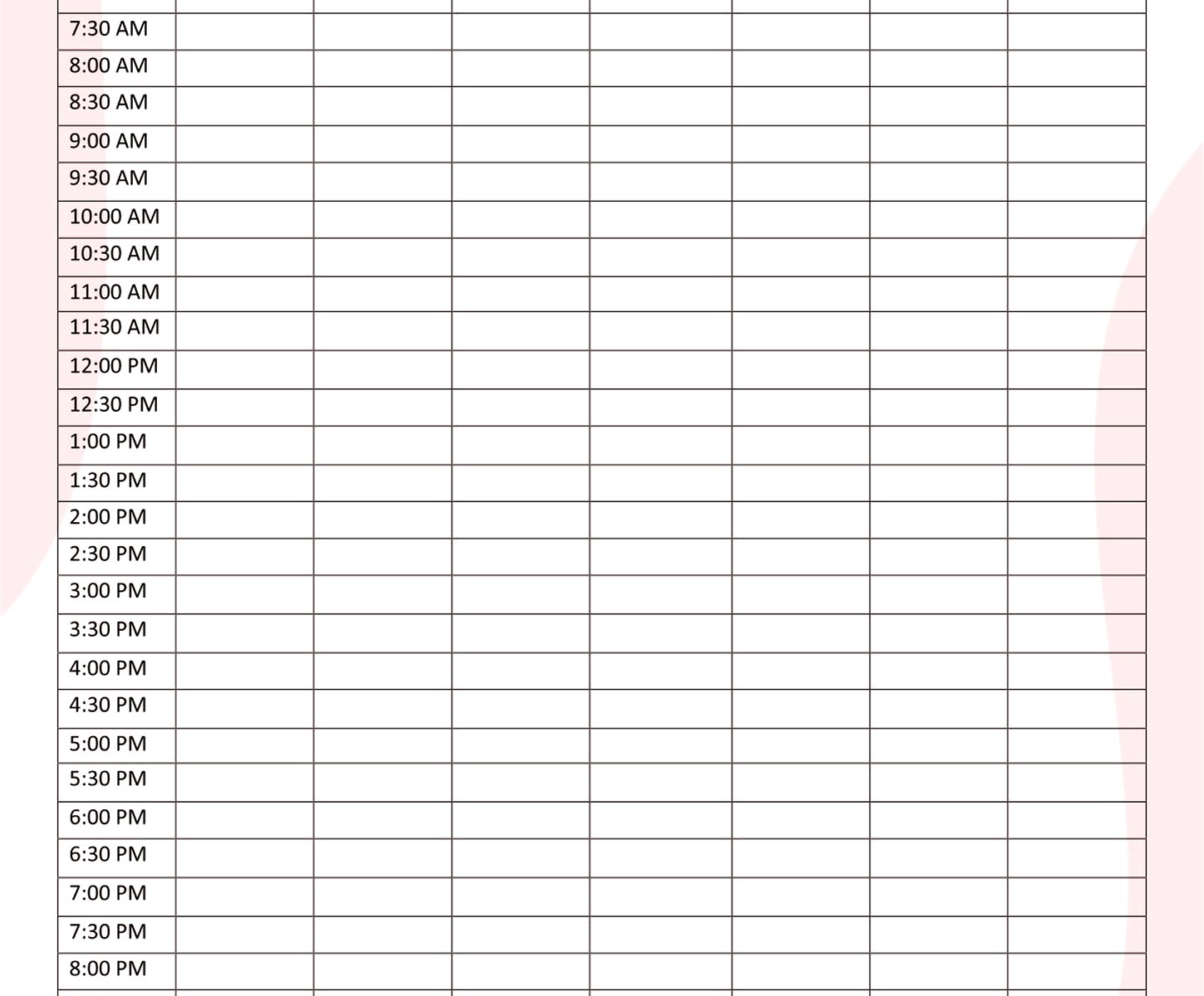 Schedule Planner Template: Free Downloads & Best Practices