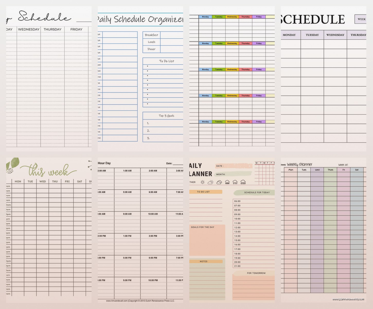Schedule Planner Template: Free Downloads & Best Practices