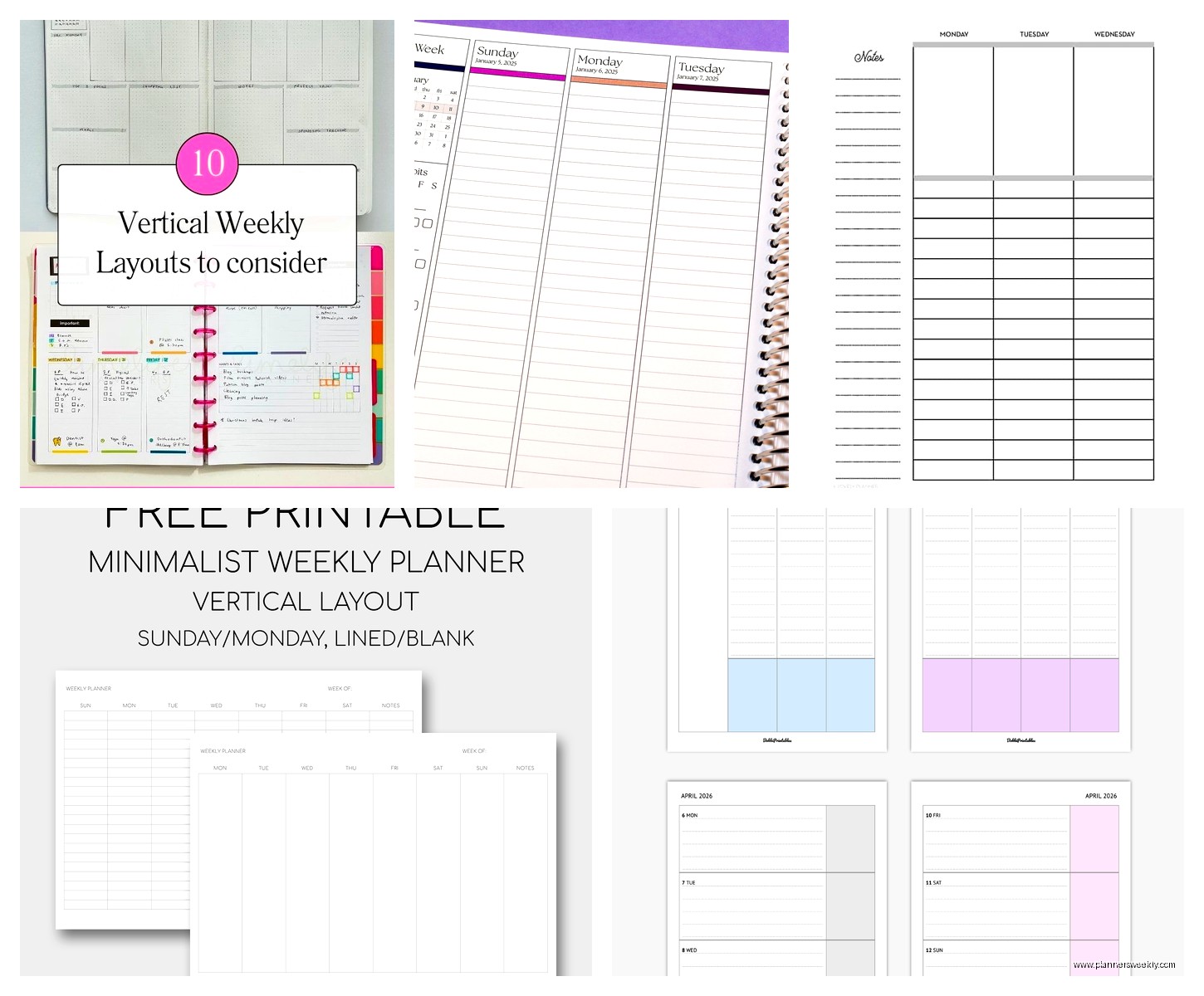 Vertical Weekly Planner: Best Options & Layout Guide