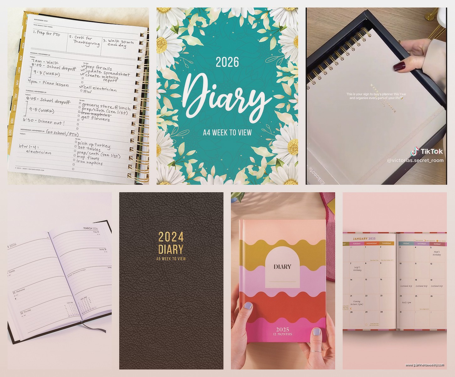 Week to View Diary: Best Planning & Journal Options
