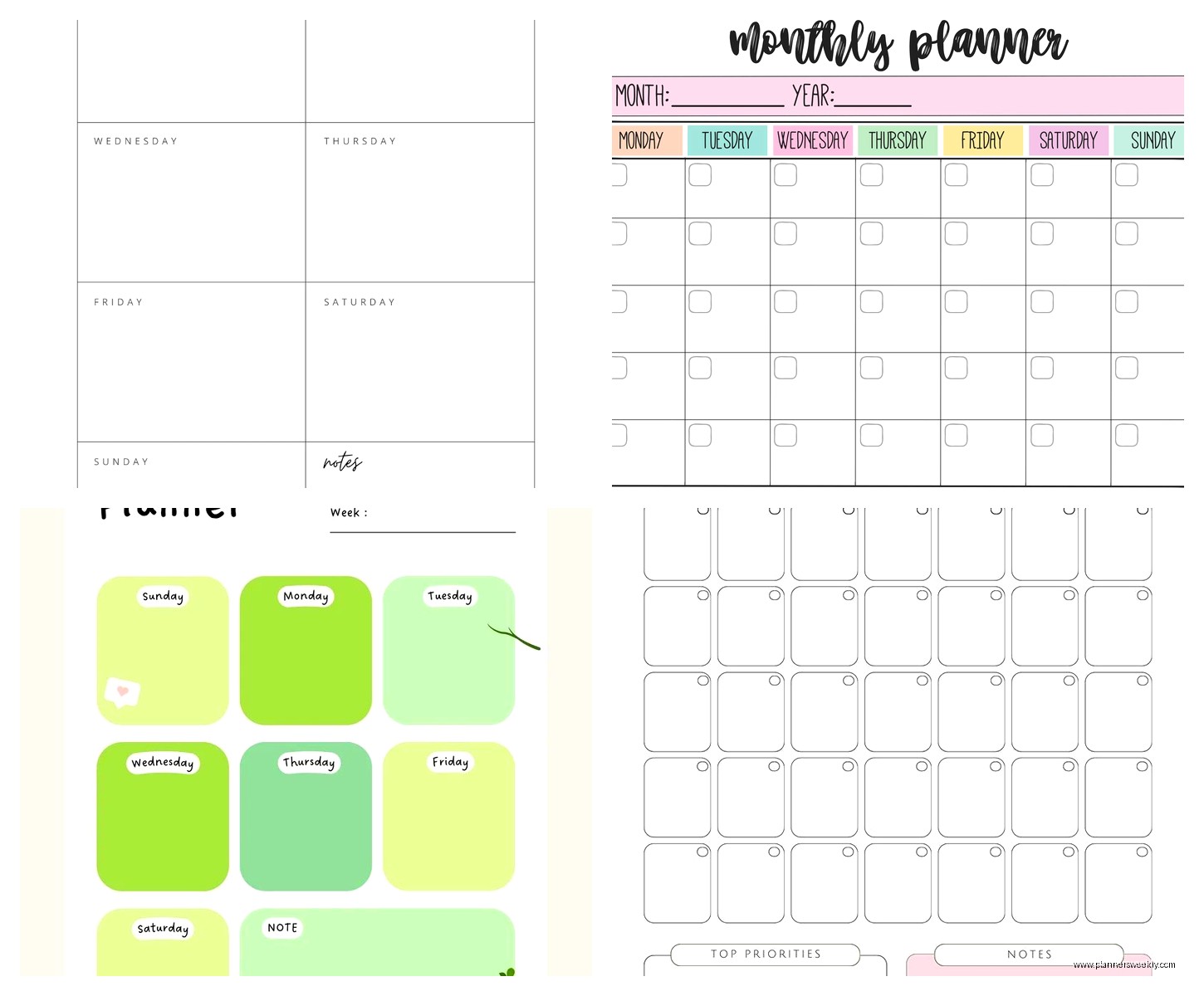 Weekly and Monthly Planner: Best Combo Systems