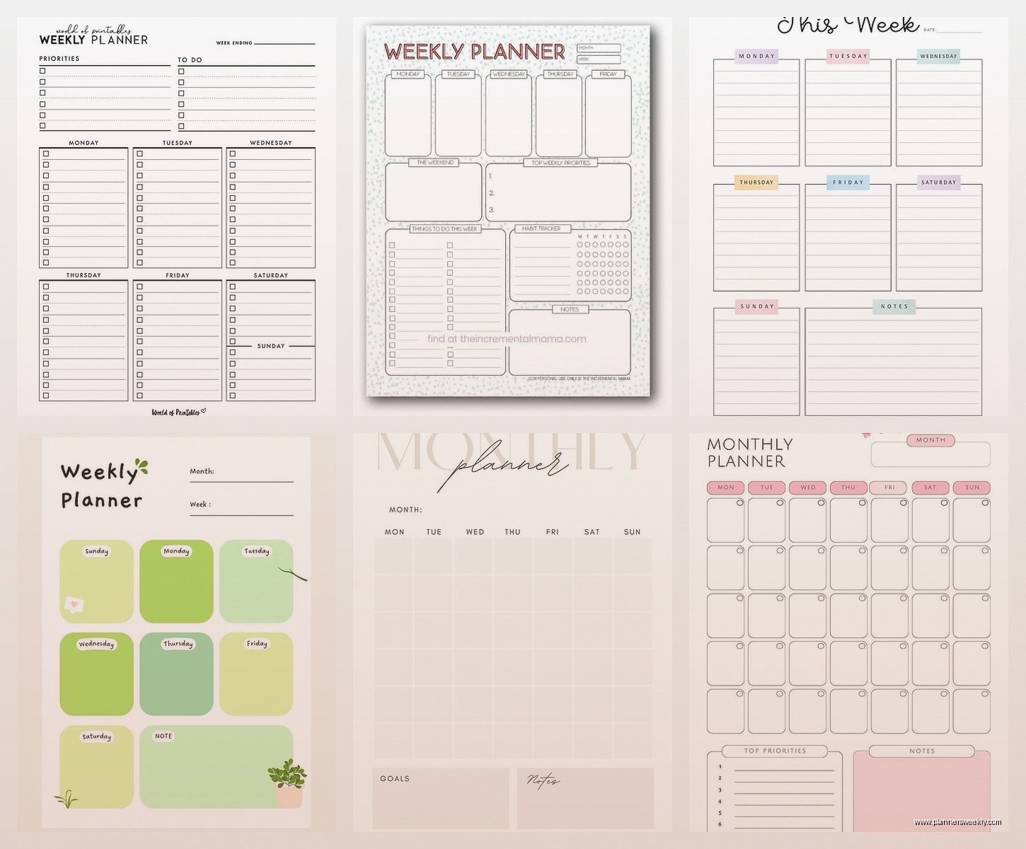 Weekly and Monthly Planner: Best Combo Systems