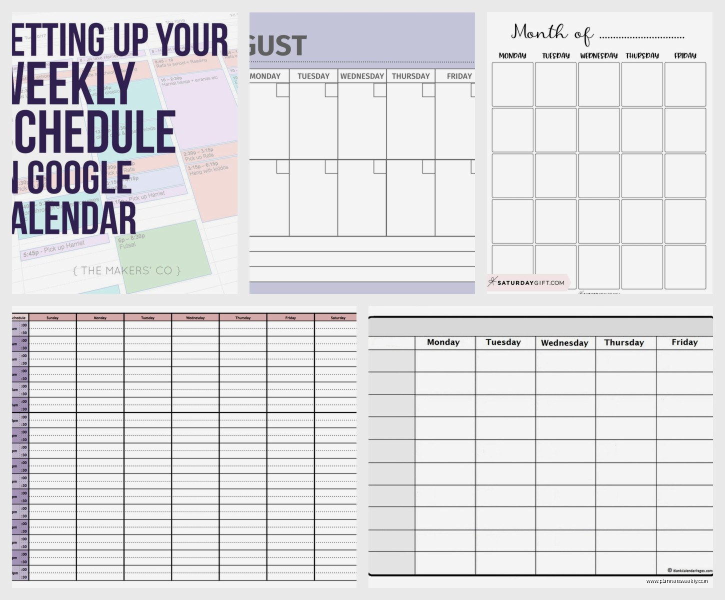 Weekly Calendar Maker: Best Free Online Tools