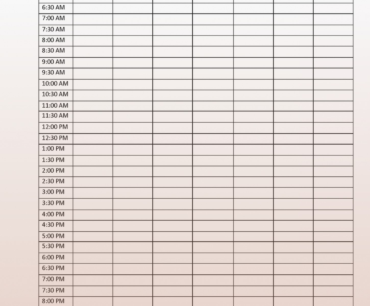 Weekly Calendar with Time Slots: Best Hourly Templates