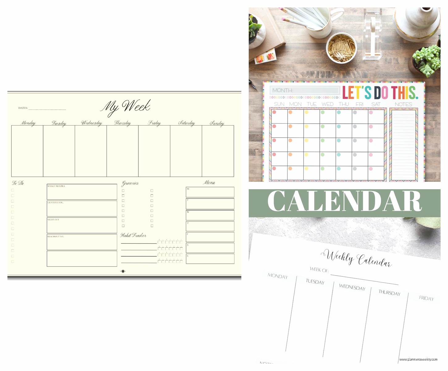 Weekly Desk Calendar: Best Desktop Planning Options