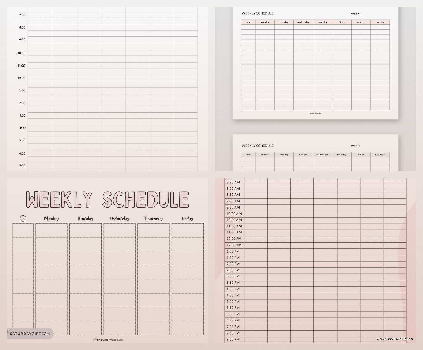 Weekly Schedule Template Guide: Free Downloads & Examples