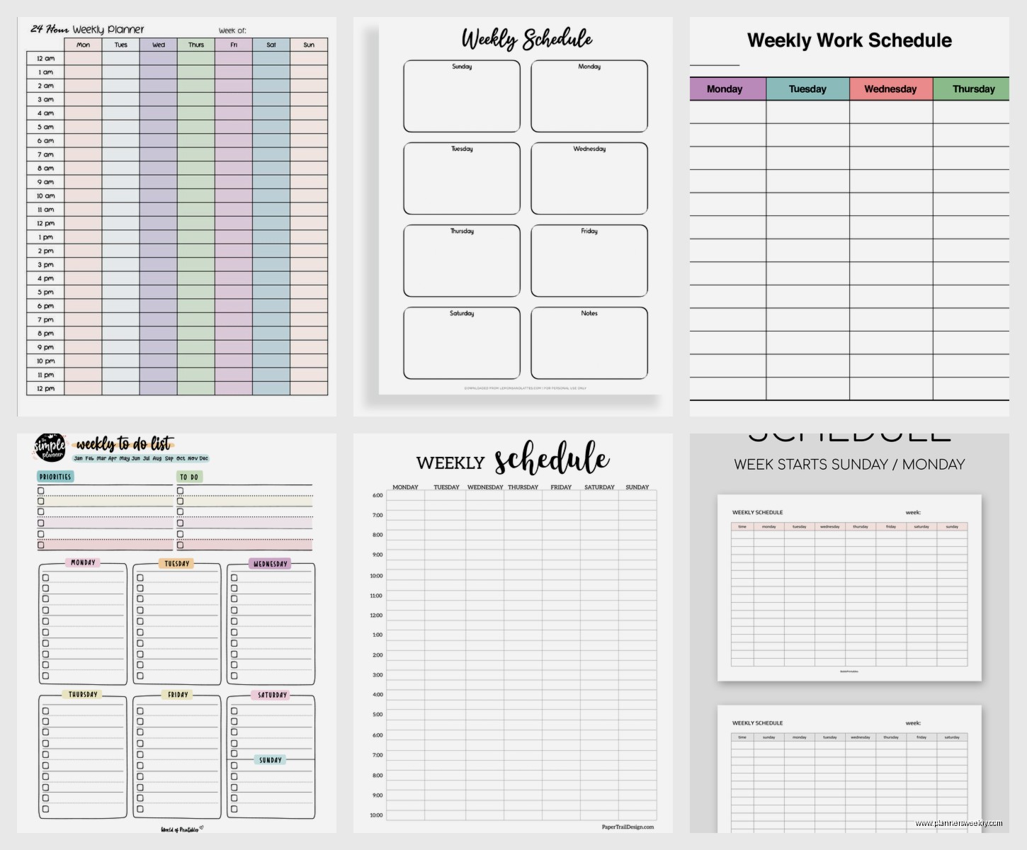 Weekly Schedule Template Guide: Free Downloads & Examples
