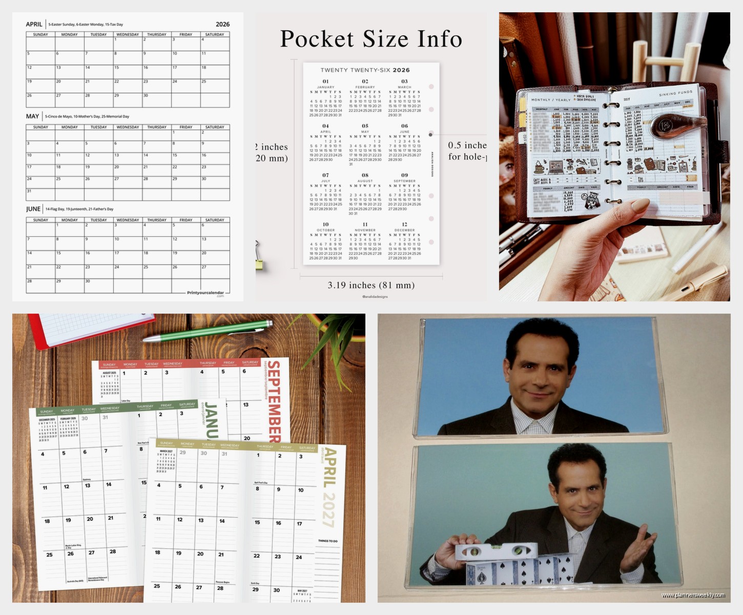 2 Year Pocket Calendar: Multi-Year Compact Planning
