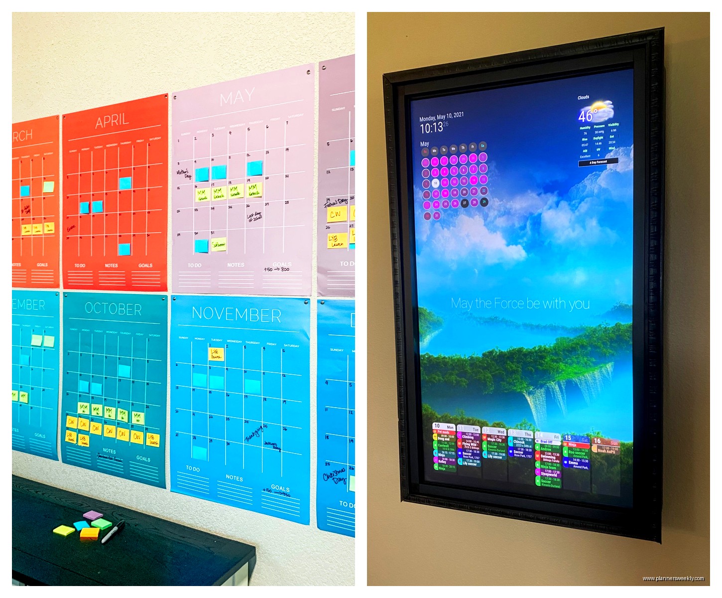 Digital Wall Planner: Best Display & Calendar Options