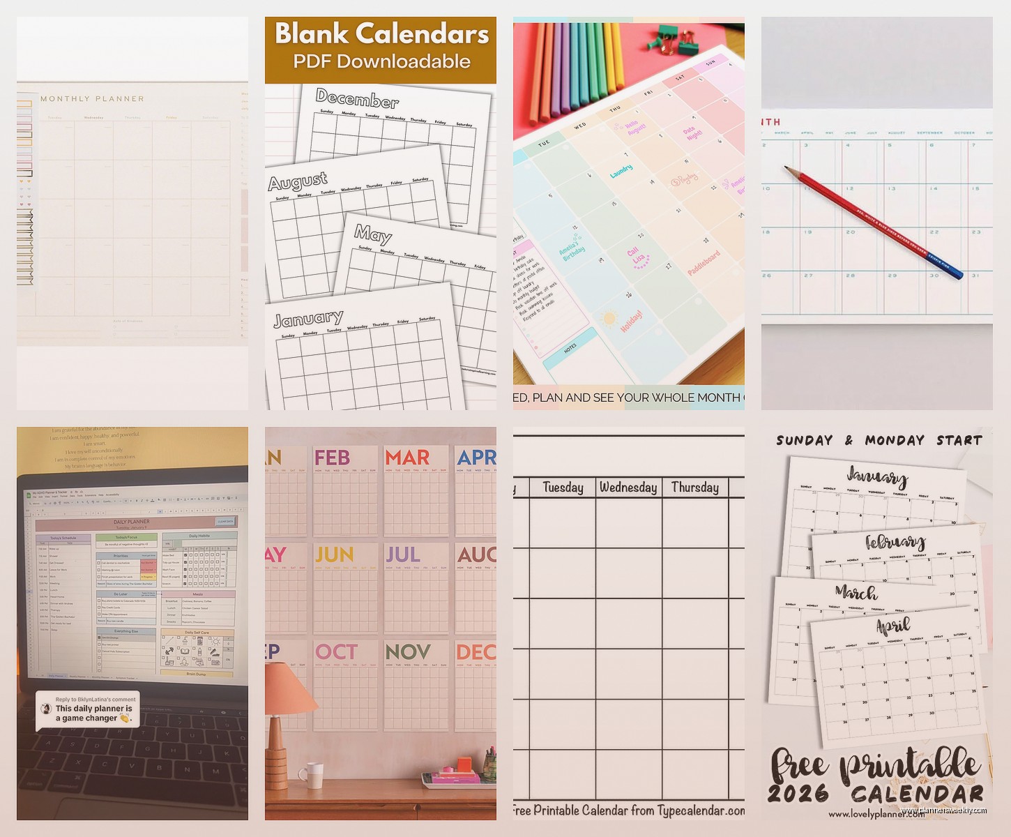 Monthly Desk Planner: Best Desktop Calendar Options