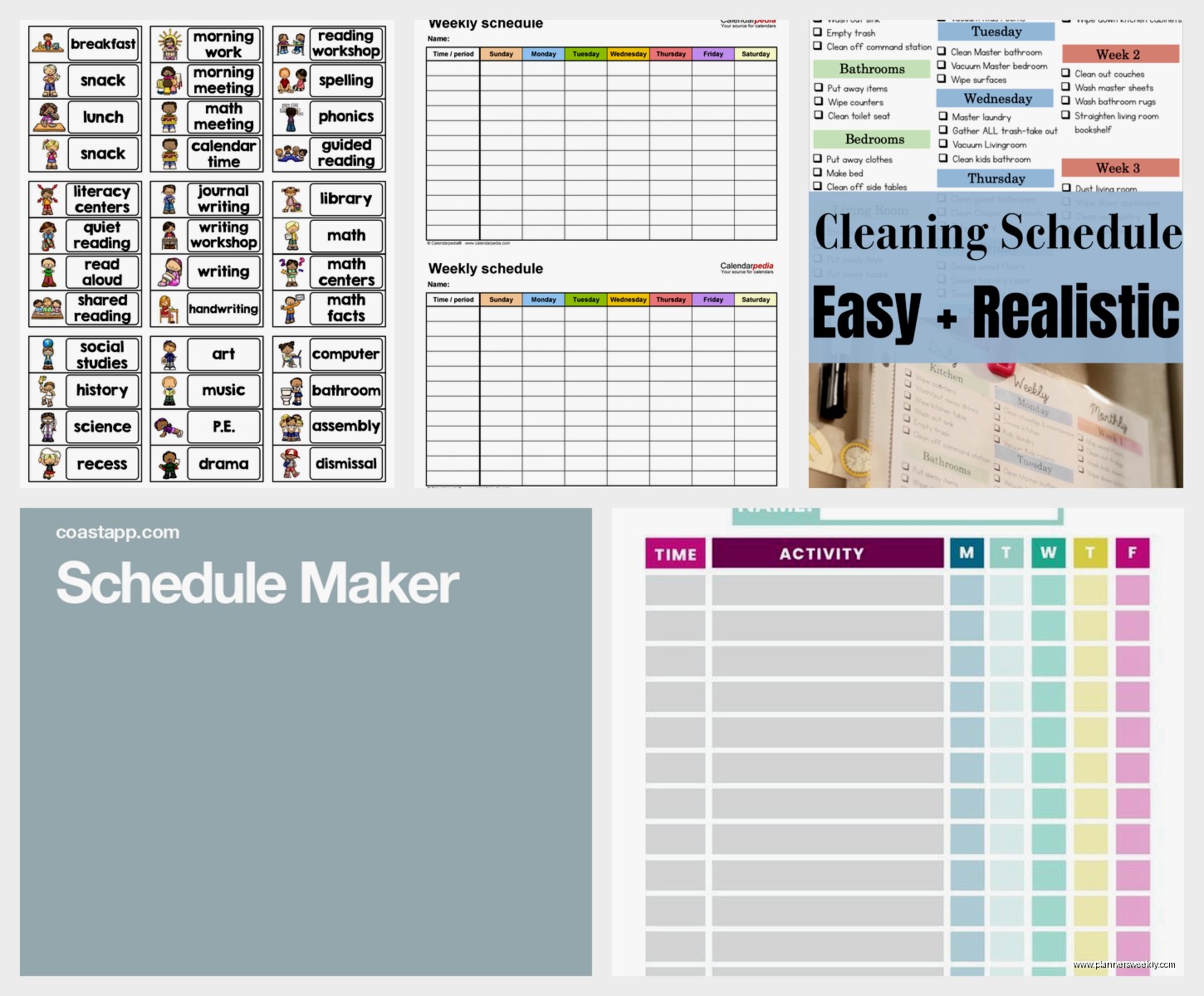 Simple Schedule Maker: Easy Free Online Tools
