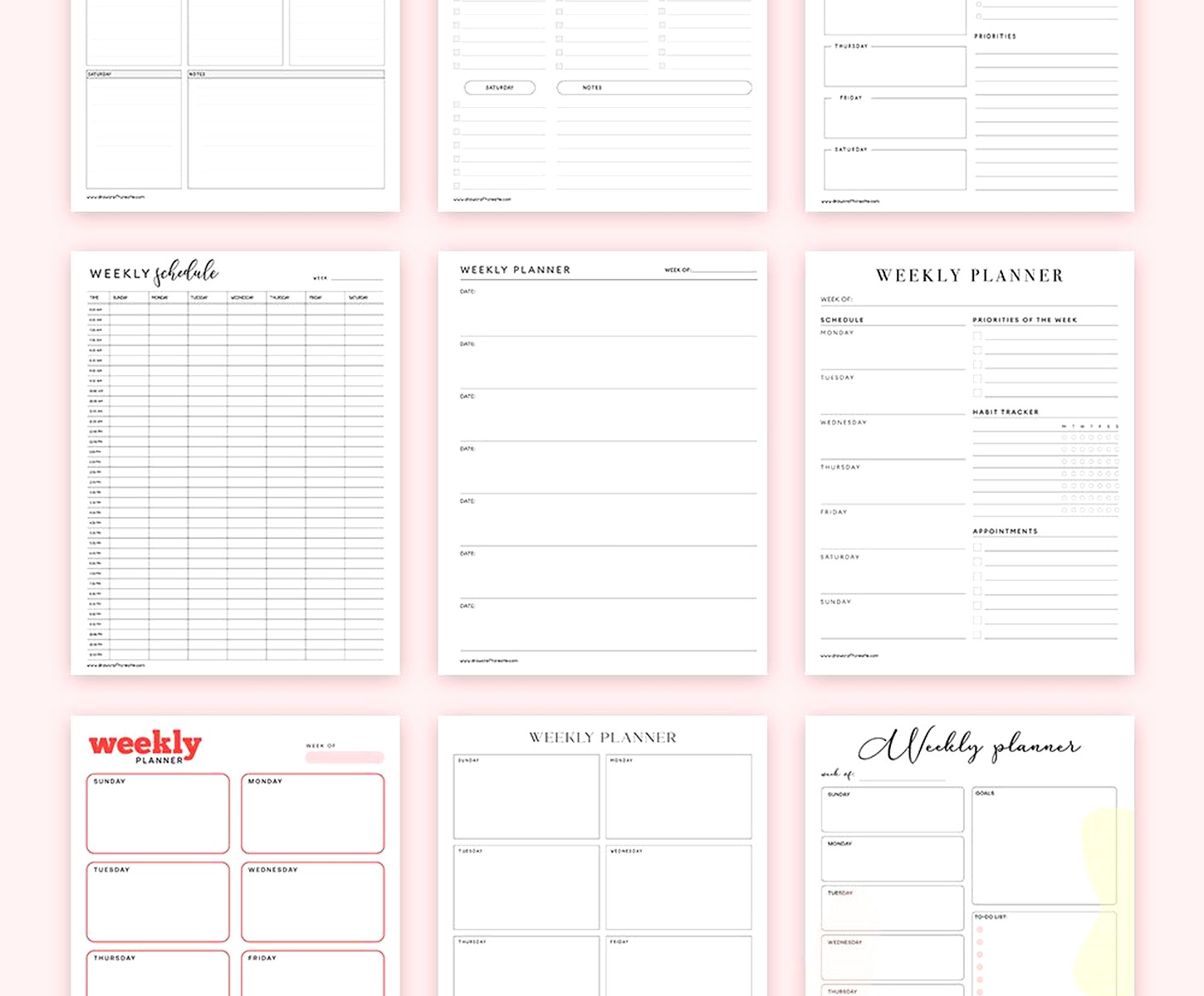 Best Undated Weekly Planners: Year-Round Planning Options