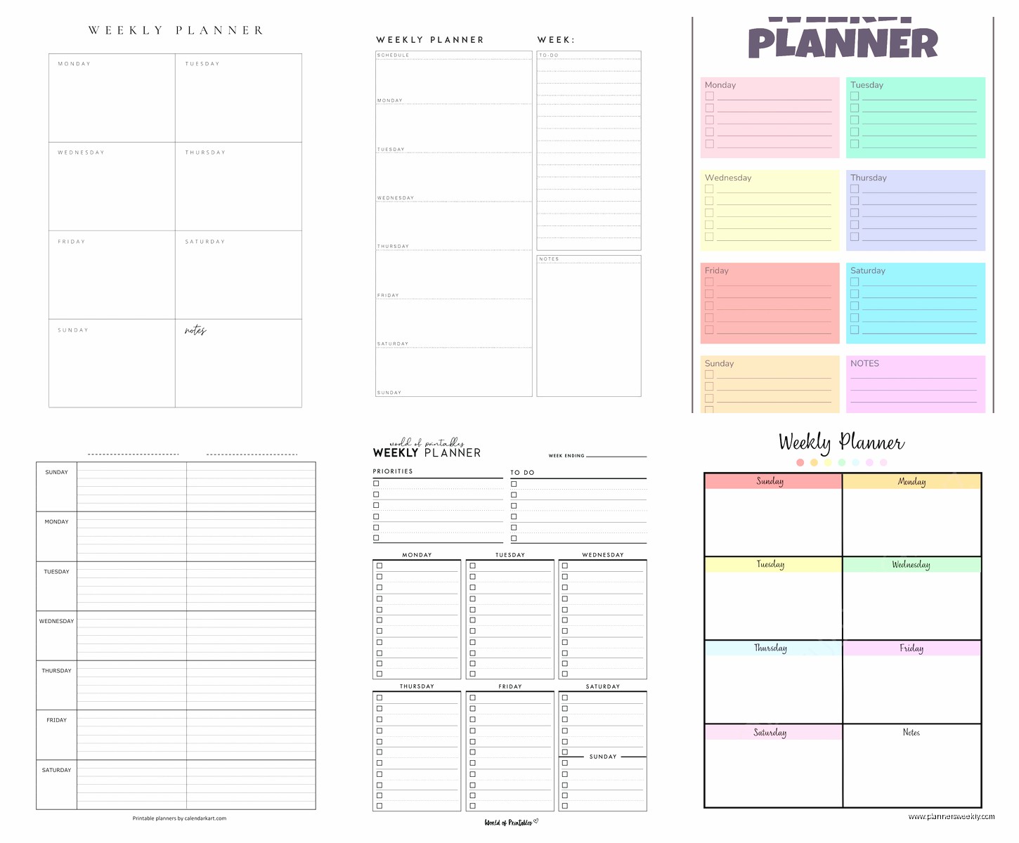 Weekly Calendar Planner: Best Options & Templates