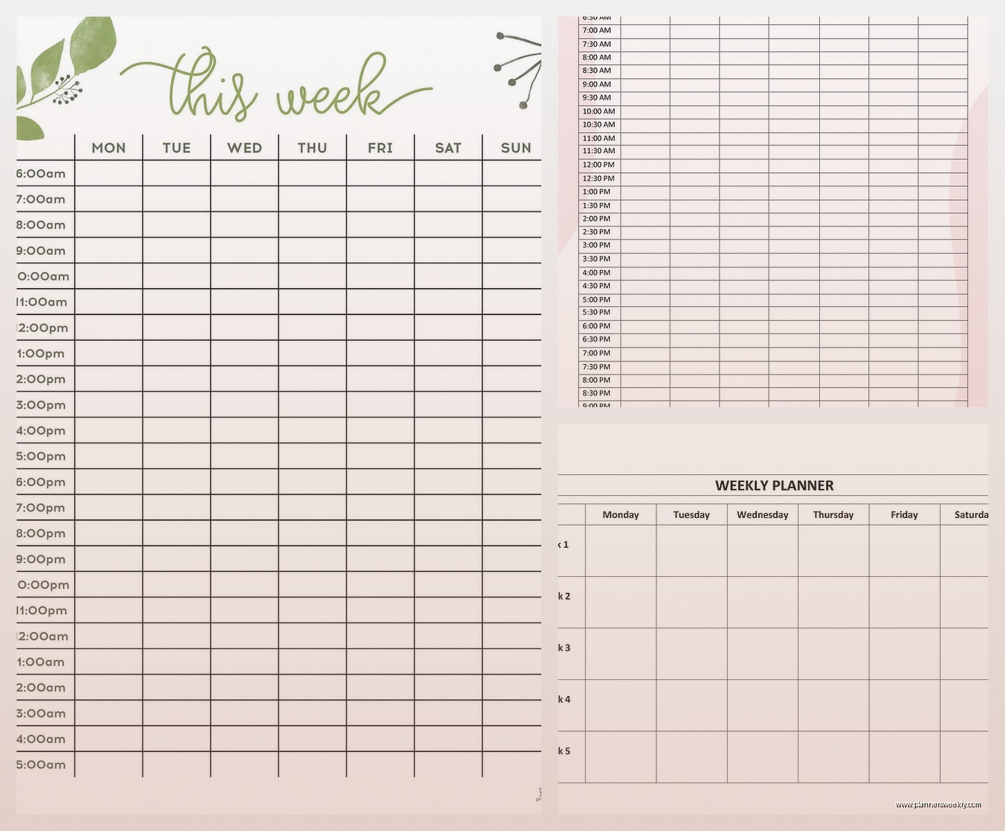 Weekly Timetable Planner: Best Scheduling Templates